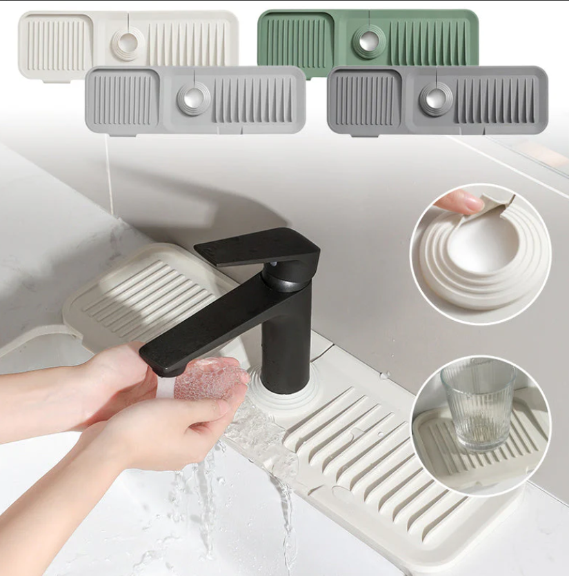 Silicone draining mat: quick and safe drying
