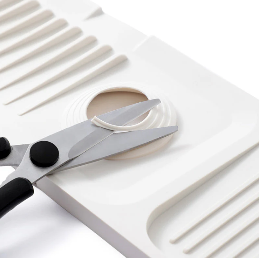 Silicone draining mat: quick and safe drying