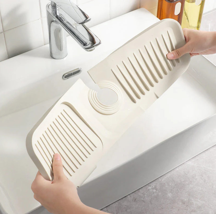 Silicone draining mat: quick and safe drying