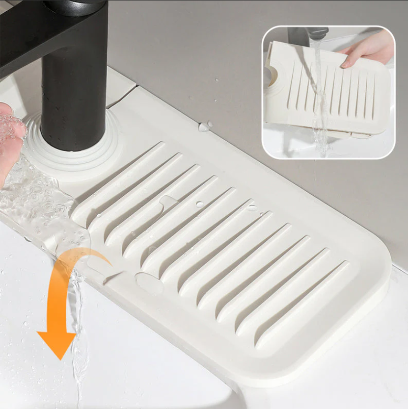 Silicone draining mat: quick and safe drying
