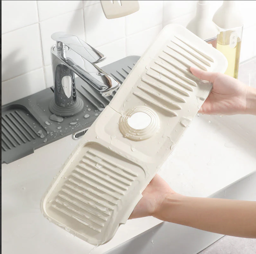Silicone draining mat: quick and safe drying