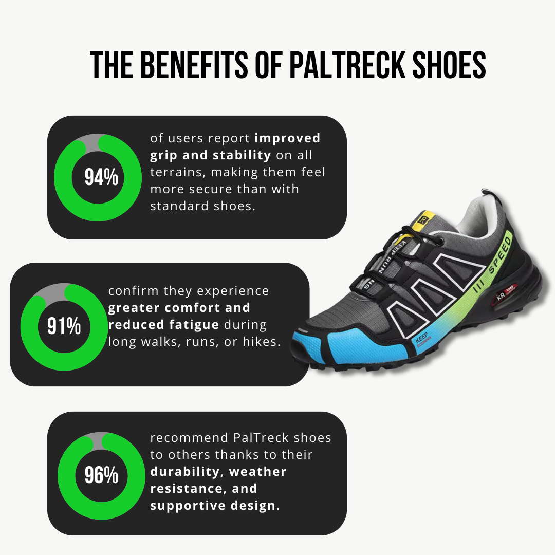 PalTreck - أحذية مشي متعددة الاستخدامات لجميع الفصول
