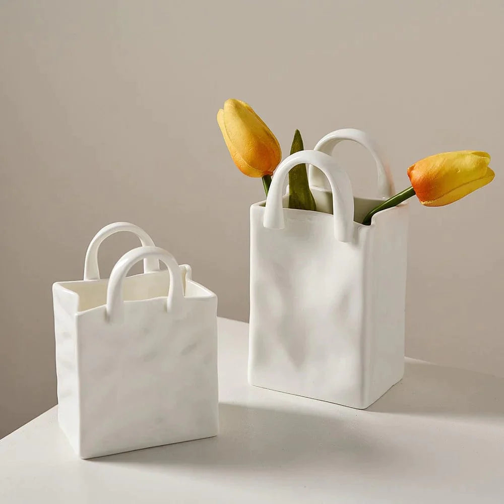 Original Vase in the shape of a Handbag