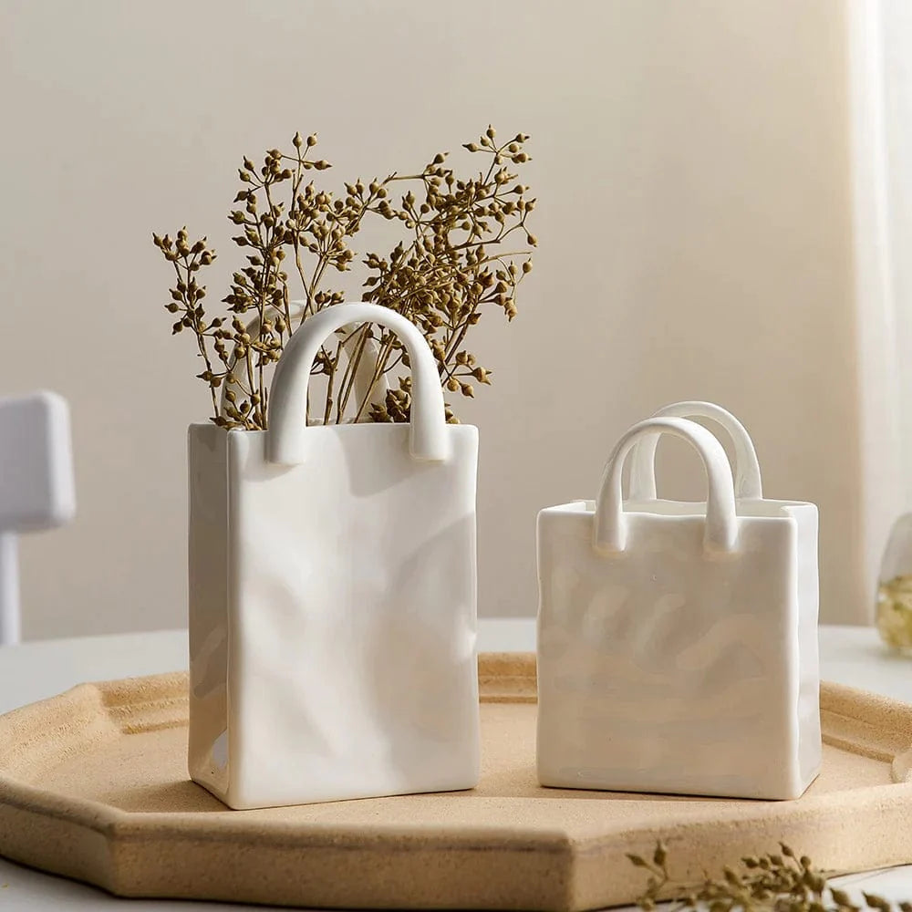 Original Vase in the shape of a Handbag