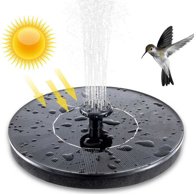 Multicolored LED Solar Fountain