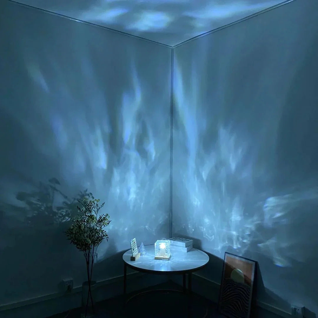 Cube projector night light